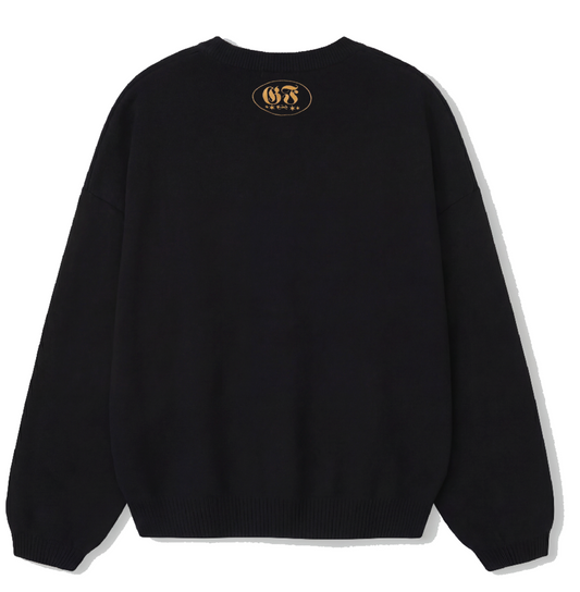 GOLD FELLAS BLACK PATCH HOODIE