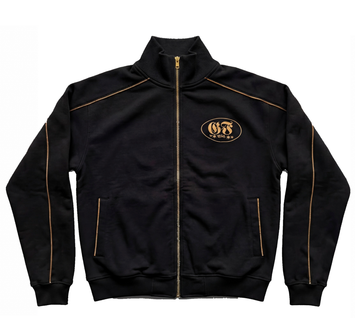 GOLD FELLAS BLACK TRACKSUIT