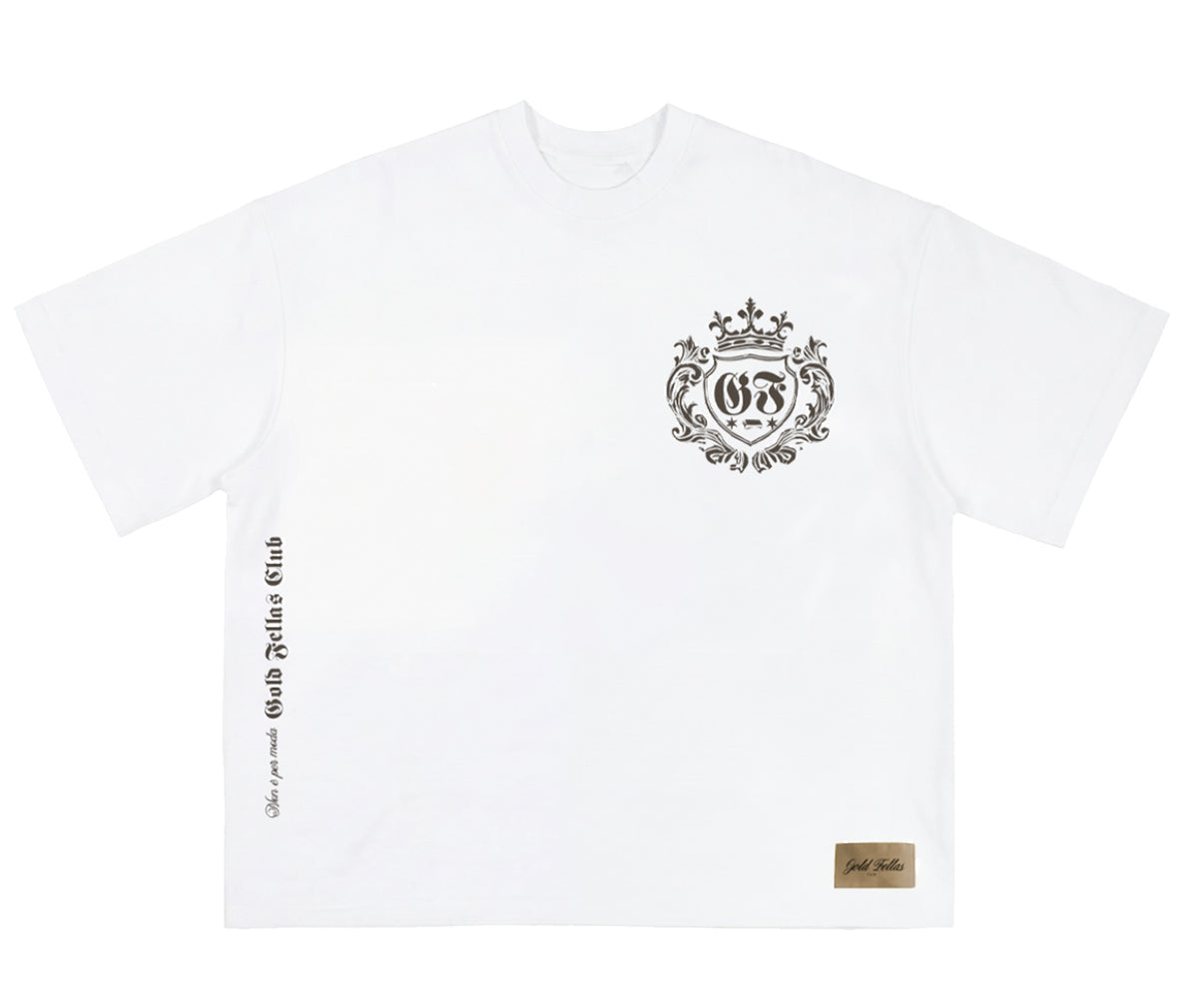 GOLDFELLAS DOBERMANN WHITE TEE