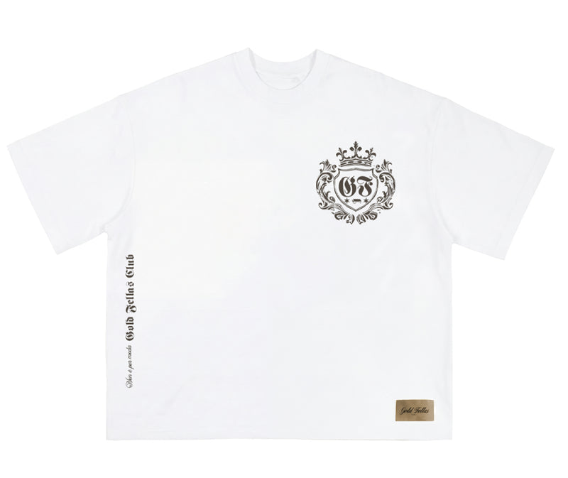 GOLDFELLAS DOBERMANN WHITE TEE