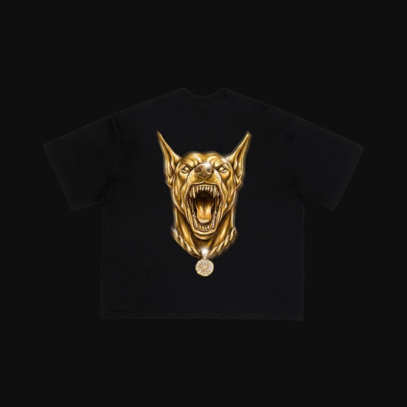T-SHIRT GOLDFELLAS LUPO ORO
