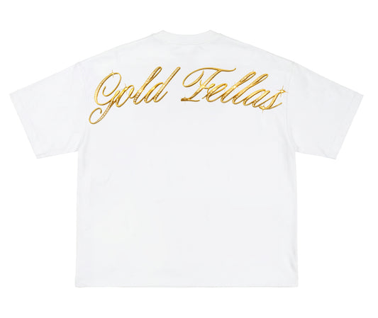 GOLD FELLAS LINGOTTO WHITE TEE