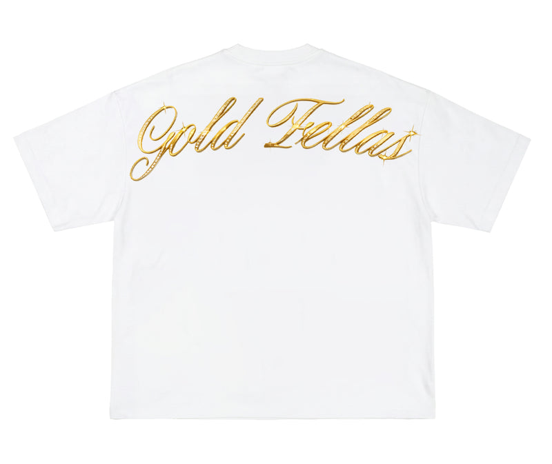 GOLD FELLAS LINGOTTO WHITE TEE