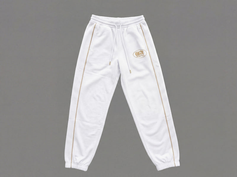 GOLD FELLAS WHITE ZIP TRACKSUIT