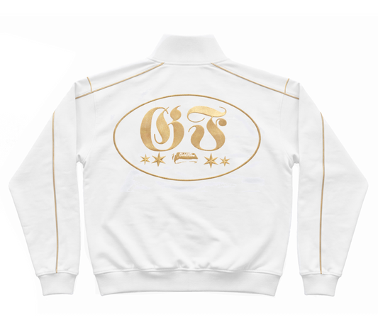 GOLD FELLAS WHITE ZIP TRACKSUIT