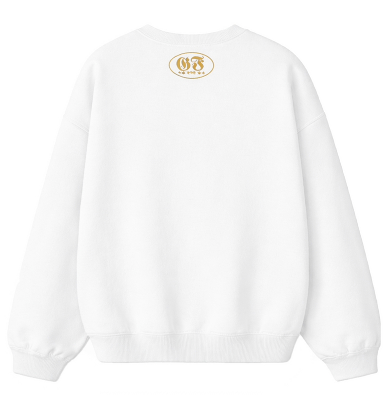 GOLD FELLAS WHITE PATCH HOODIE